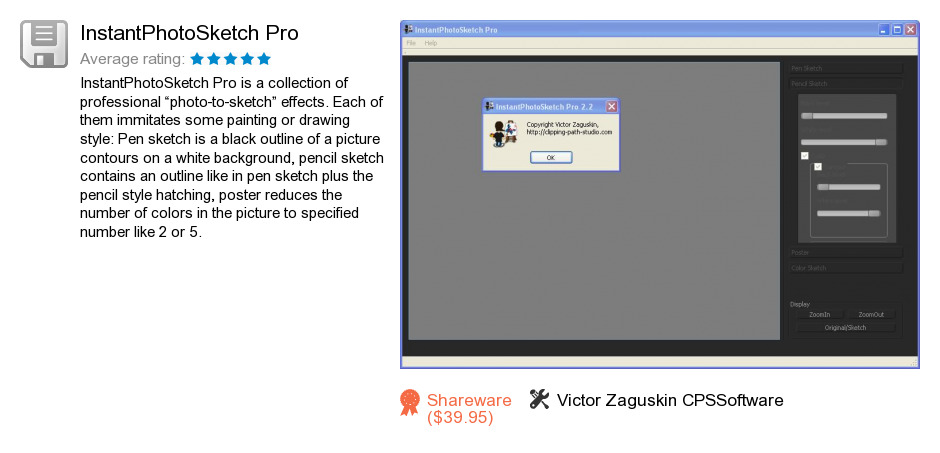InstantPhotoSketch Pro