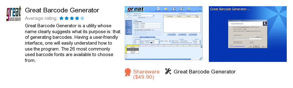 Great Barcode Generator