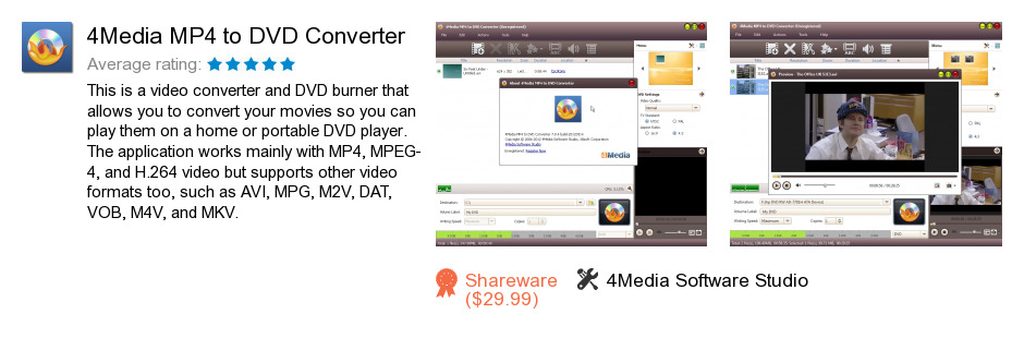 4Media MP4 to DVD Converter