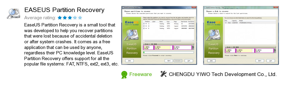 EASEUS Partition Recovery