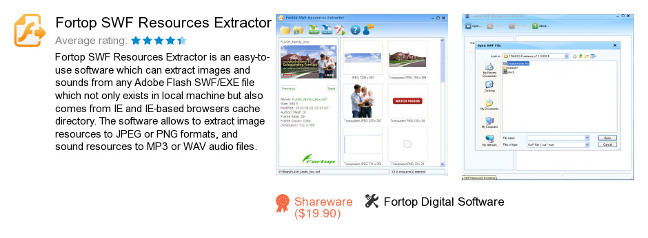 Fortop SWF Resources Extractor
