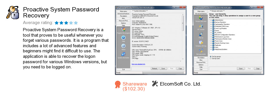 Proactive System Password Recovery