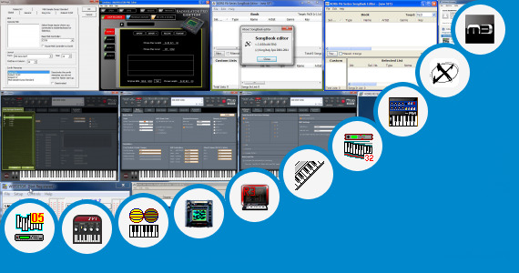 Software collection for Korg M50 Sounds