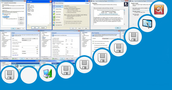Software collection for Karen Keyboard Font