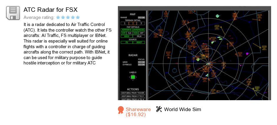 ATC Radar for FSX