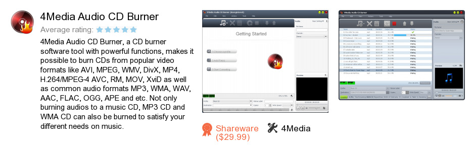 4Media Audio CD Burner
