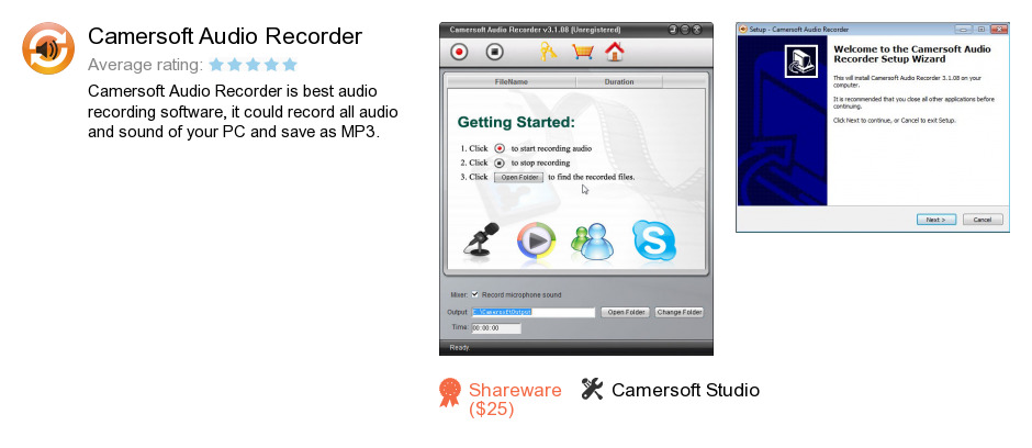 Camersoft Audio Recorder