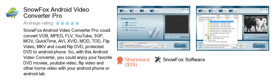 SnowFox Android Video Converter Pro
