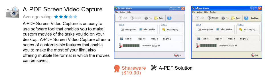 A-PDF Screen Video Capture