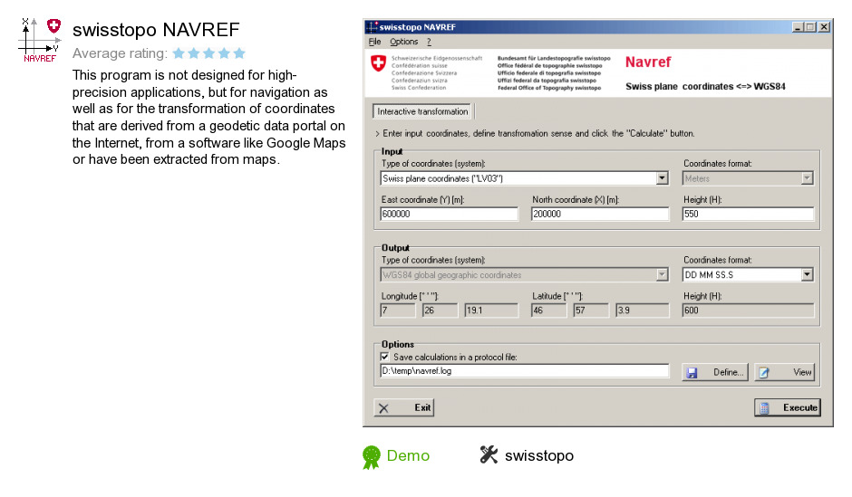 Swisstopo NAVREF