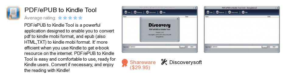PDF/ePUB to Kindle Tool