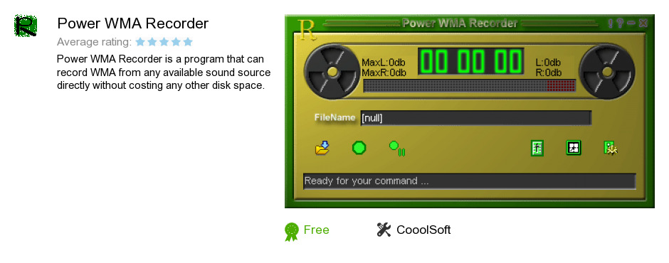 Power WMA Recorder