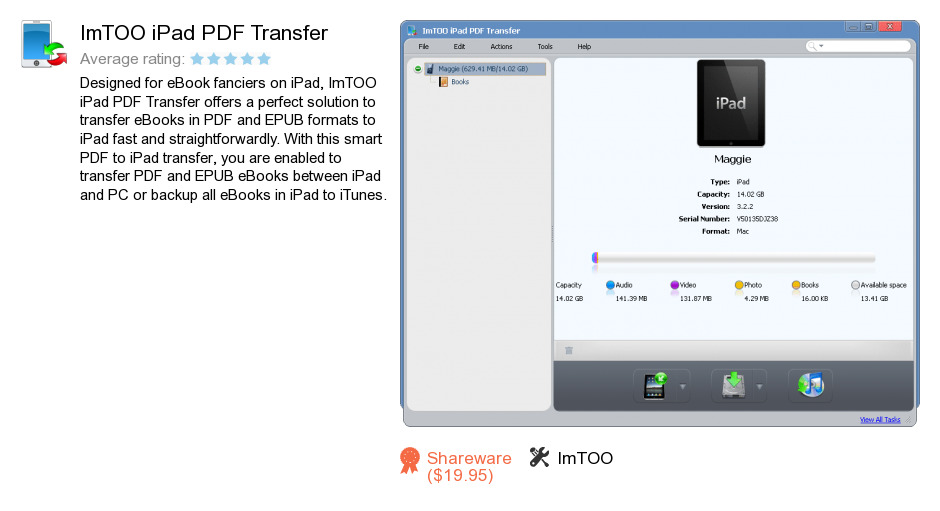 ImTOO iPad PDF Transfer