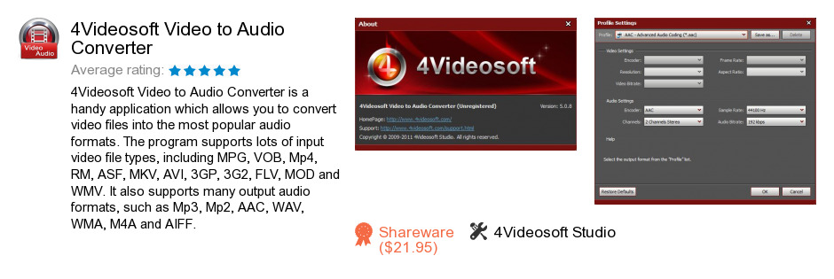 4Videosoft Video to Audio Converter