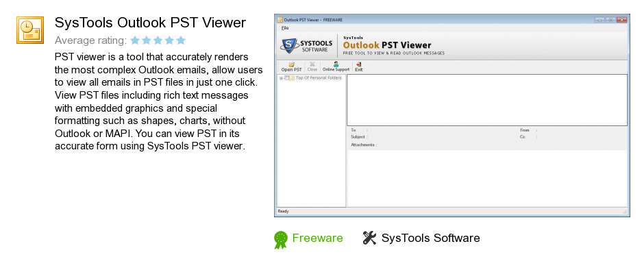 SysTools Outlook PST Viewer