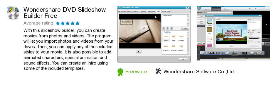 Wondershare DVD Slideshow Builder Free