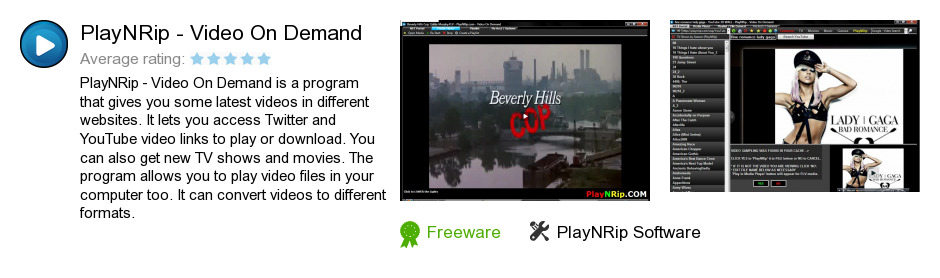PlayNRip - Video On Demand