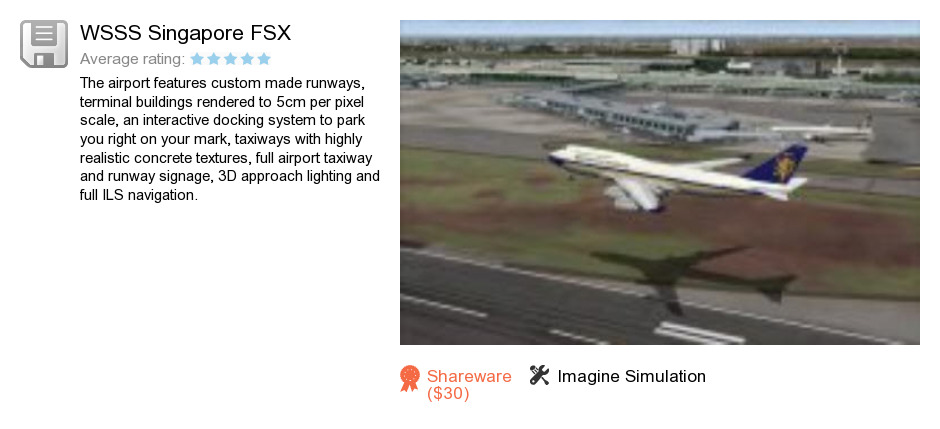 WSSS Singapore FSX
