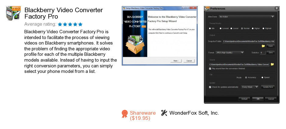 Blackberry Video Converter Factory Pro