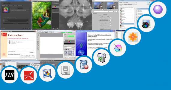 Jasc Paint Shop Pro 8 Free Version - ImageSkill Outliner and 65 more