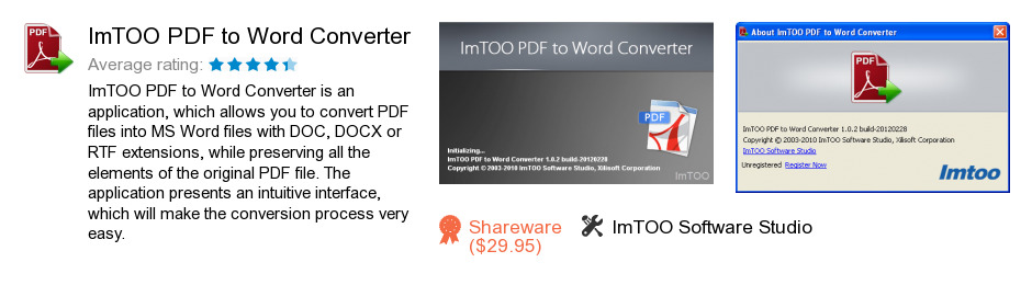 ImTOO PDF to Word Converter