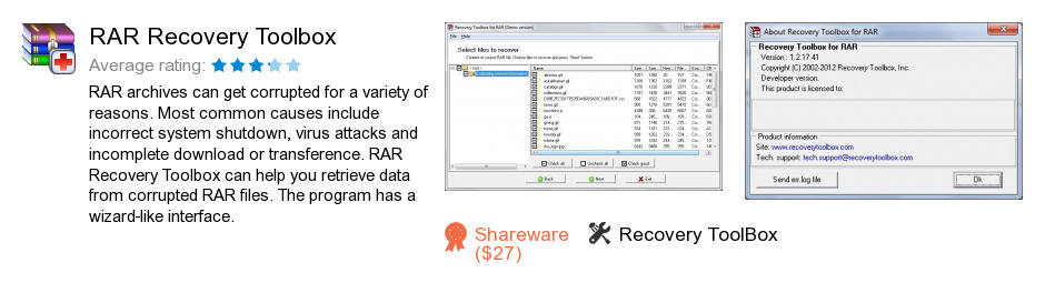 RAR Recovery Toolbox