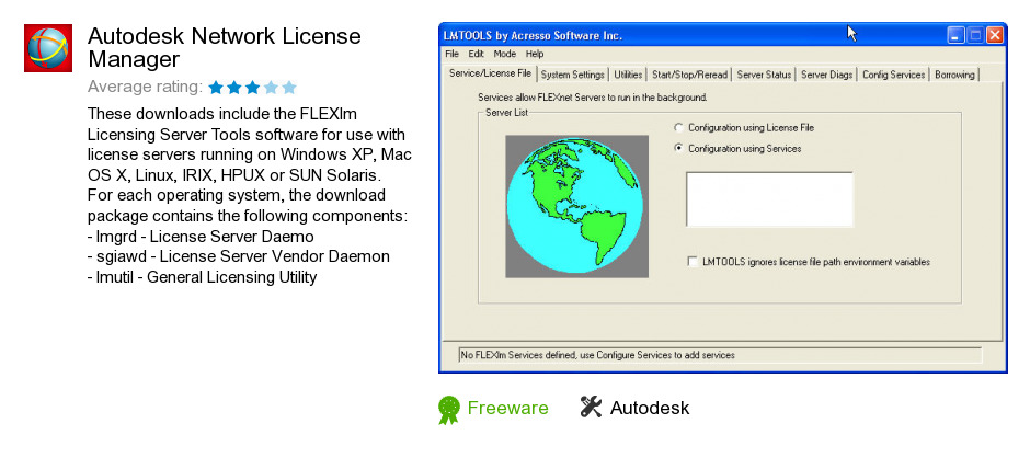 Free Autodesk Network License Manager Download: 2,301,362 bytes