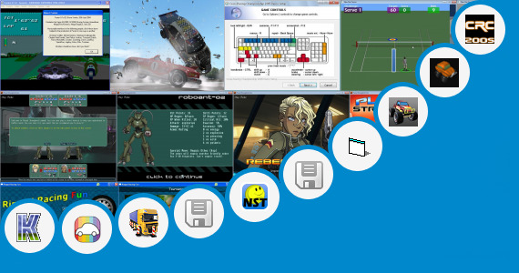 Software collection for 3d Train Racing Java Game