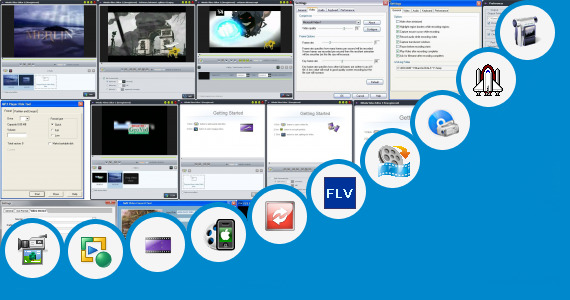 Software collection for 240 400 Screen Size Video