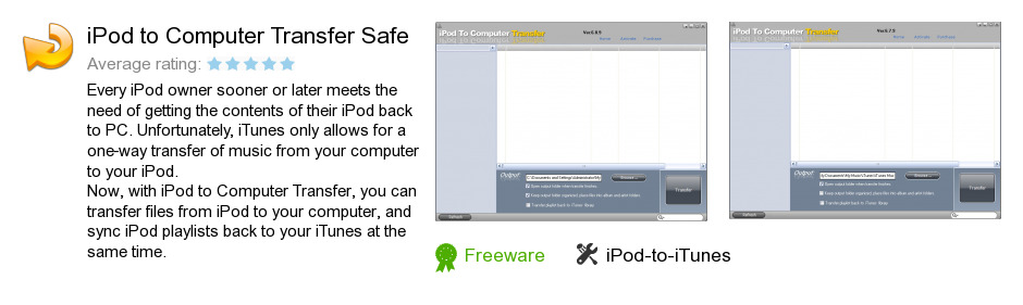 IPod to Computer Transfer Safe
