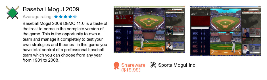 Baseball Mogul 2009