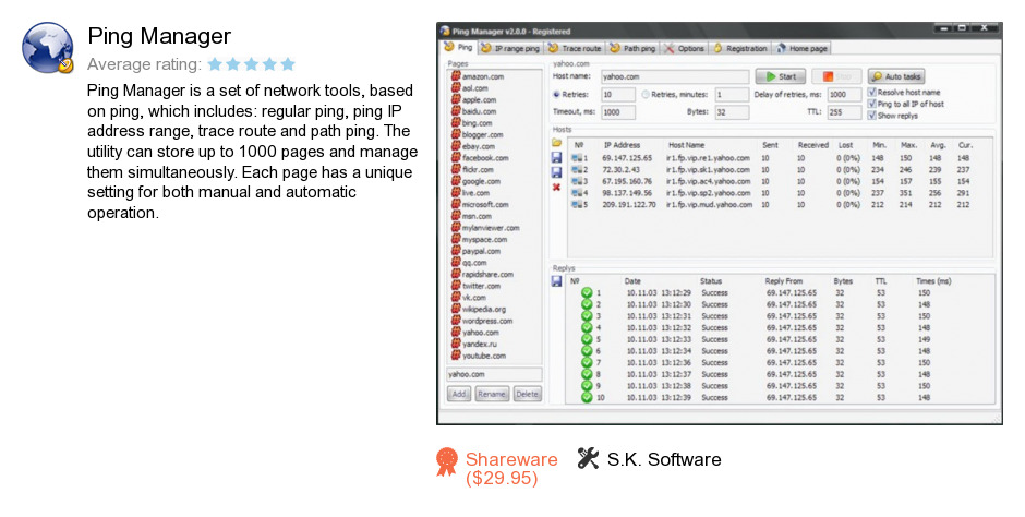 Ping Manager