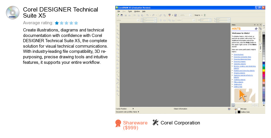 Corel DESIGNER Technical Suite X5