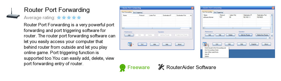 Router Port Forwarding