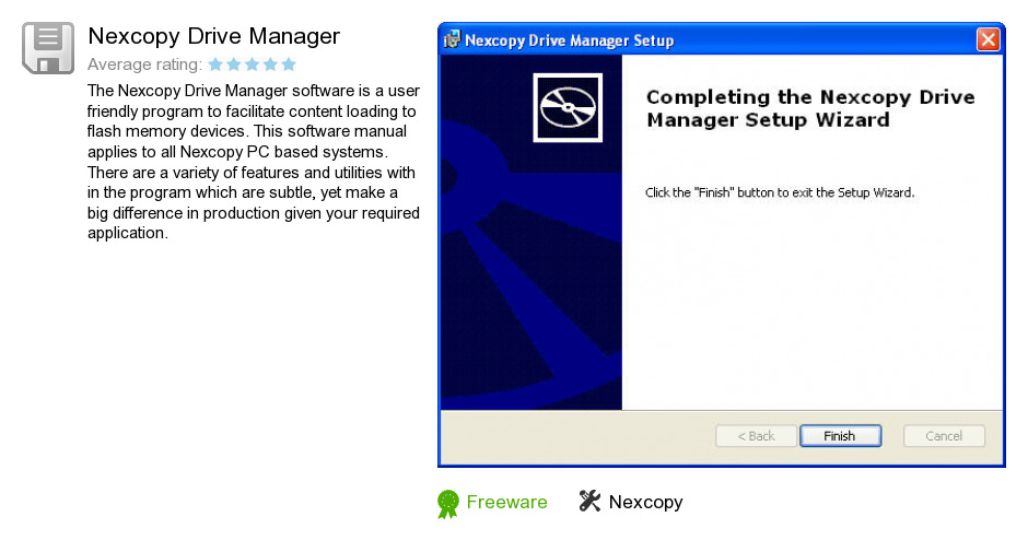 Nexcopy Drive Manager