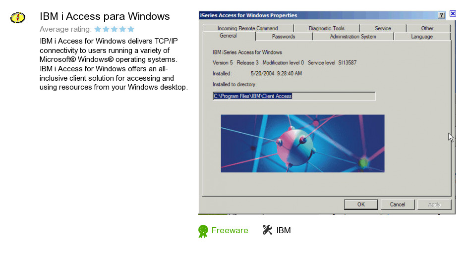 IBM i Access para Windows