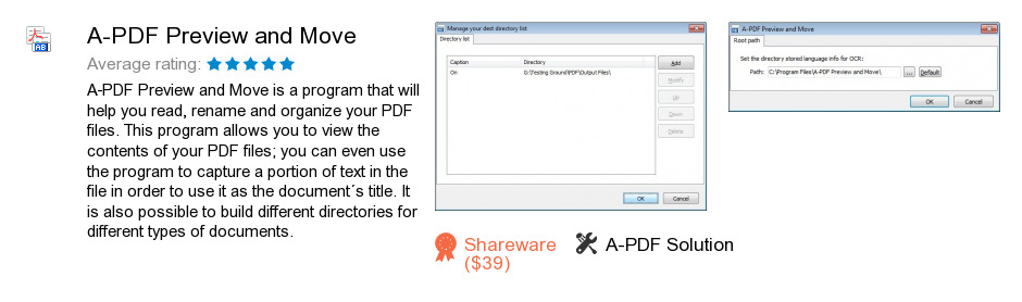 A-PDF Preview and Move