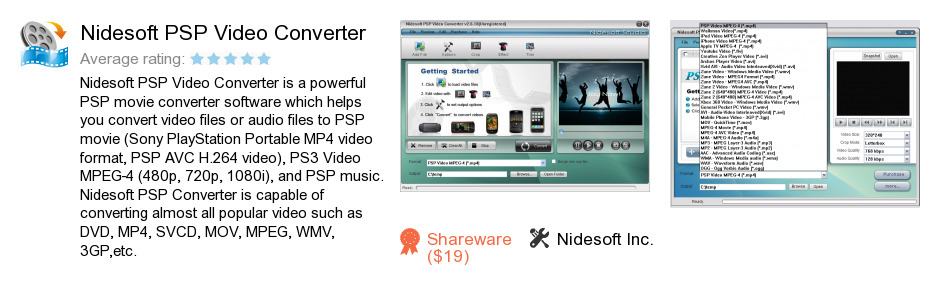Nidesoft PSP Video Converter
