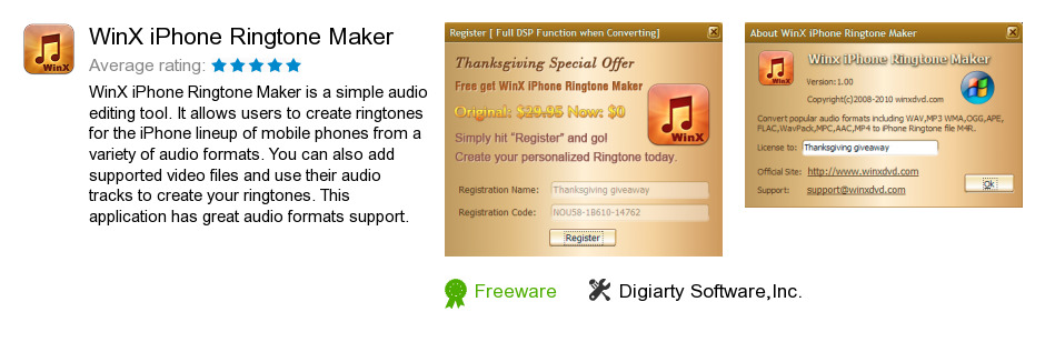 WinX iPhone Ringtone Maker
