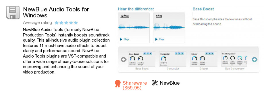 NewBlue Audio Tools for Windows