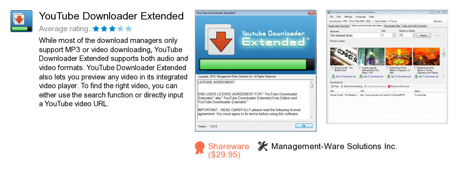 YouTube Downloader Extended