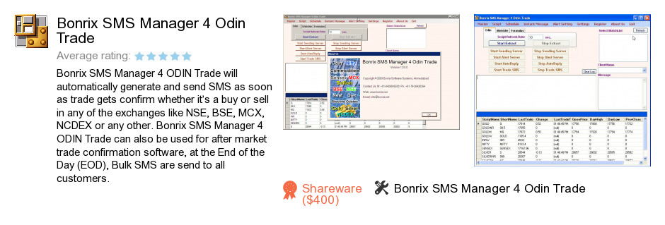 Bonrix SMS Manager 4 Odin Trade