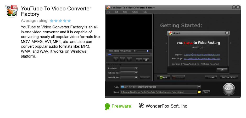 YouTube To Video Converter Factory