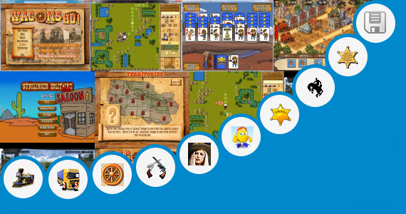 Software collection for Wild West Trains Game