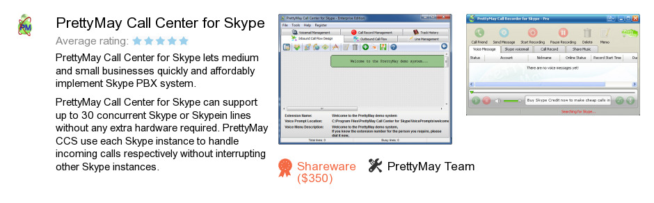 PrettyMay Call Center for Skype