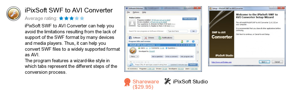 IPixSoft SWF to AVI Converter