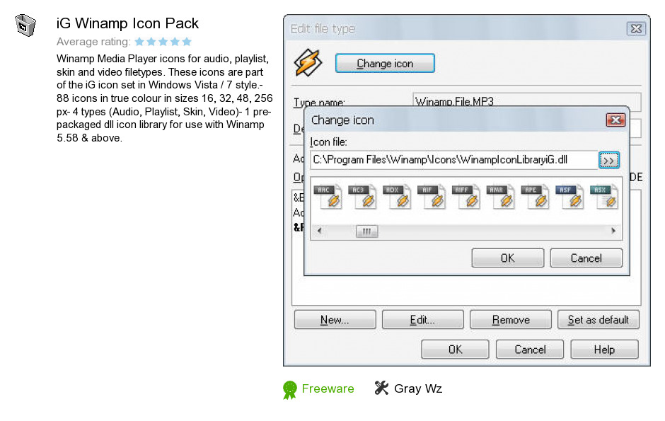 IG Winamp Icon Pack