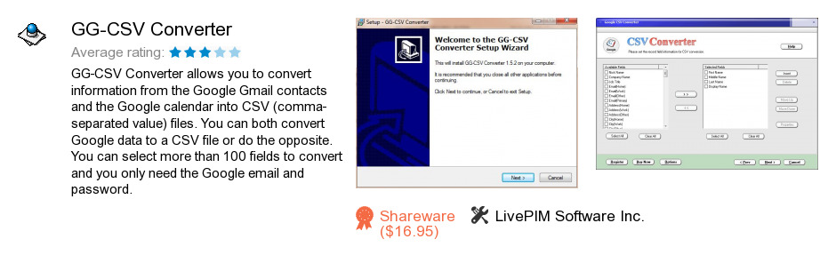 GG-CSV Converter
