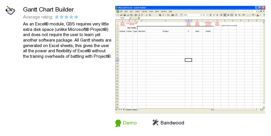Gantt Chart Builder