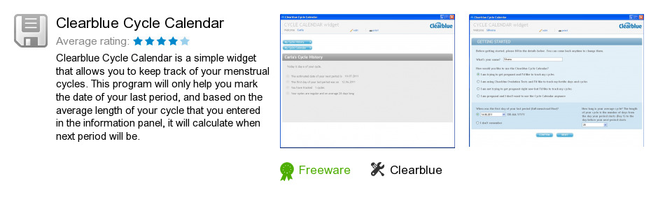 Clearblue Cycle Calendar